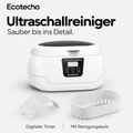 Ecotecho-Ultraschallreiniger