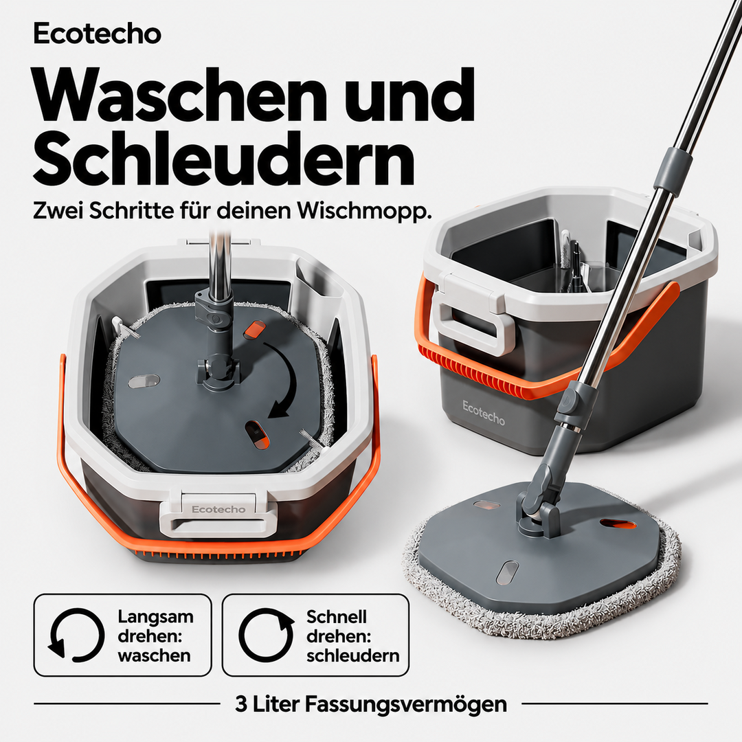 Ecotecho-Wischmopp-Set